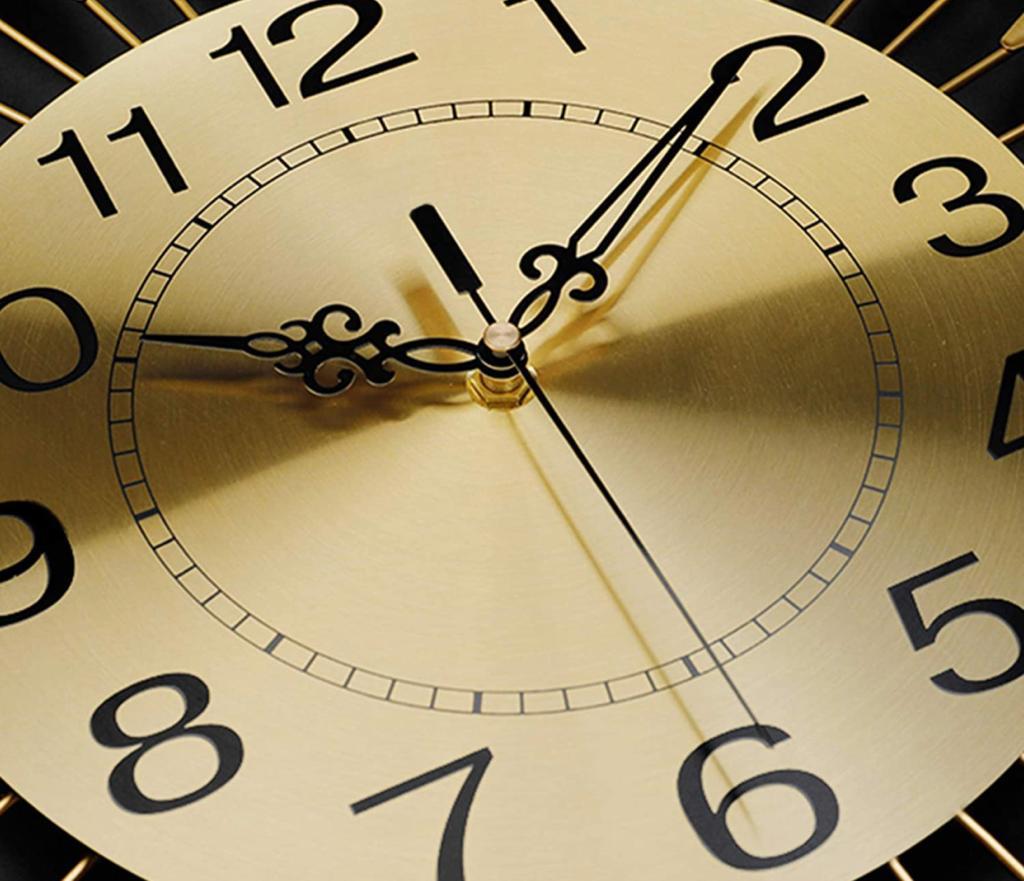 Reloj de pavo real moderno y simple para el hogar, sala de estar.