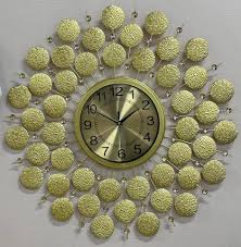 Reloj de Pared Luxury Gold Sun - Elegancia y Diseño para el Hogar